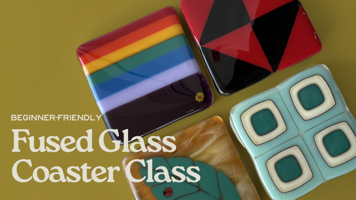 Fused Glass Coasters - July 19th