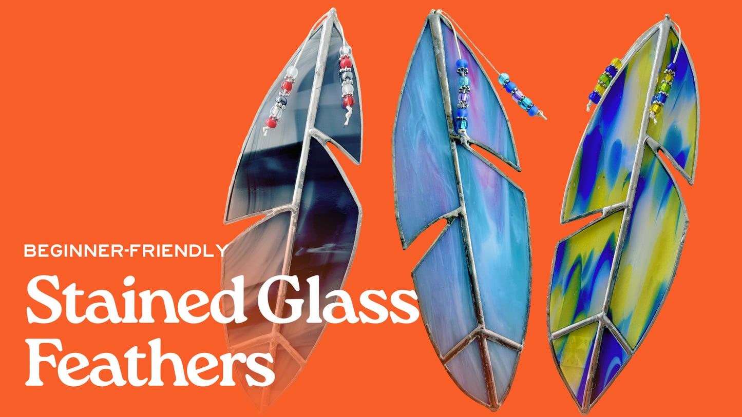 Stained Glass Feather - February 21st