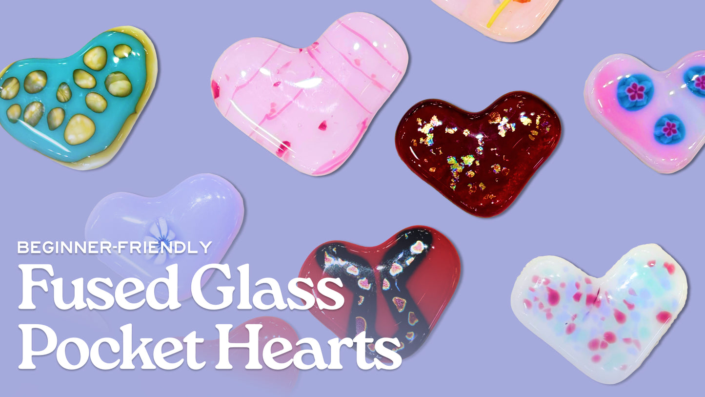Fused Glass Pocket Hearts - New Class! - May 7th