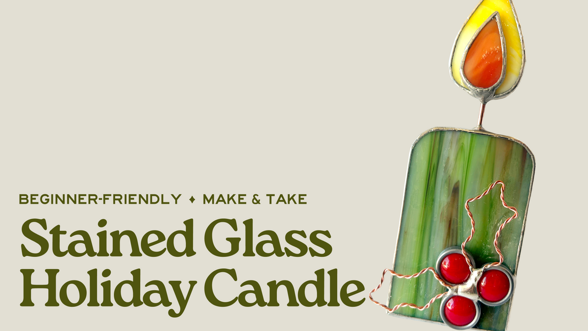 Stained Glass Holiday Candle - November 27th - DAYTIME