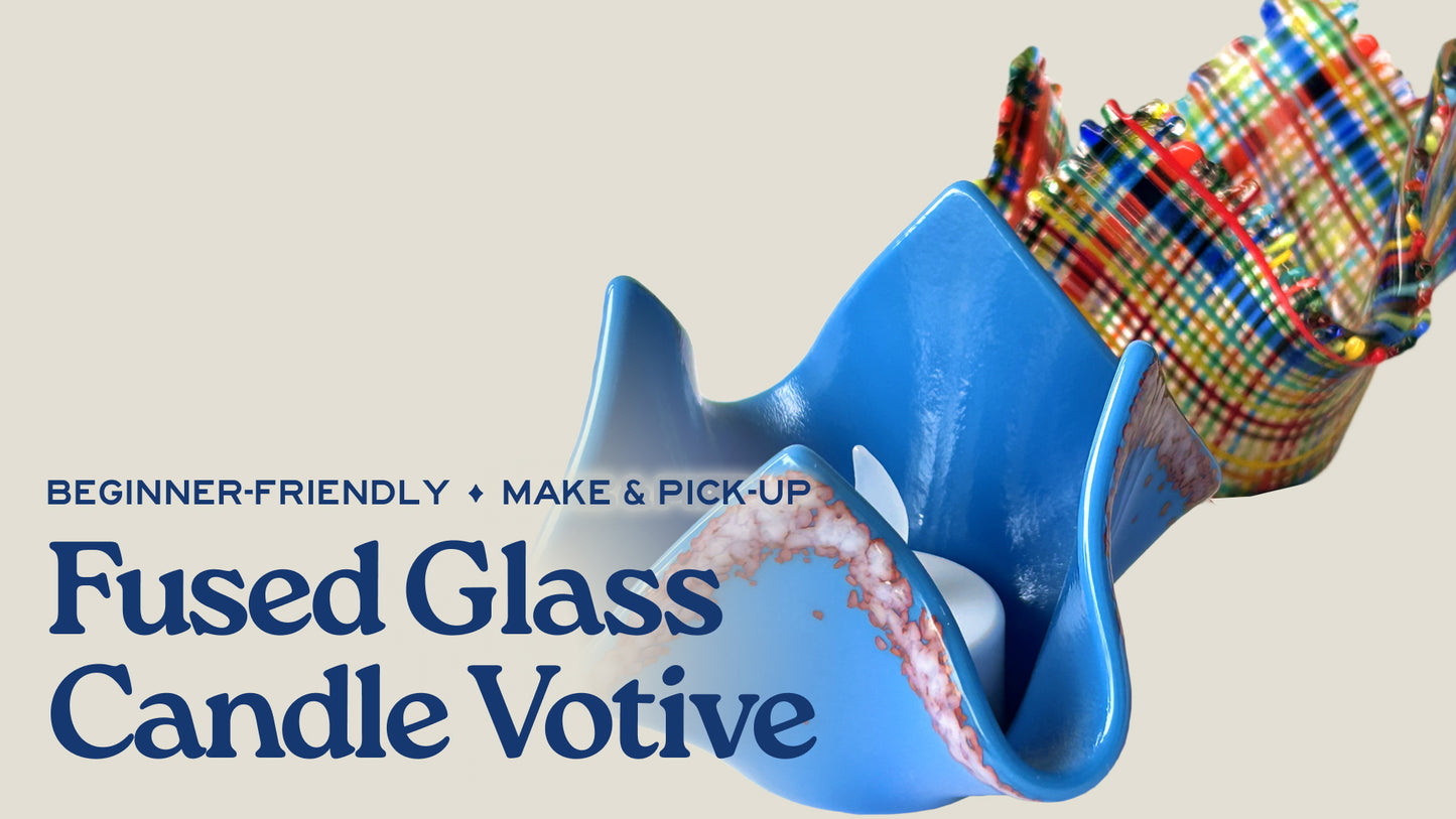 Fused Glass Tea Light Votives - August 23rd