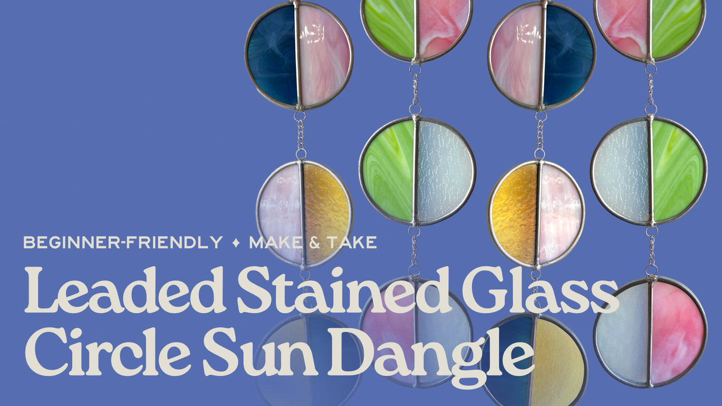 Leaded Circle Sun Dangle - July 18th