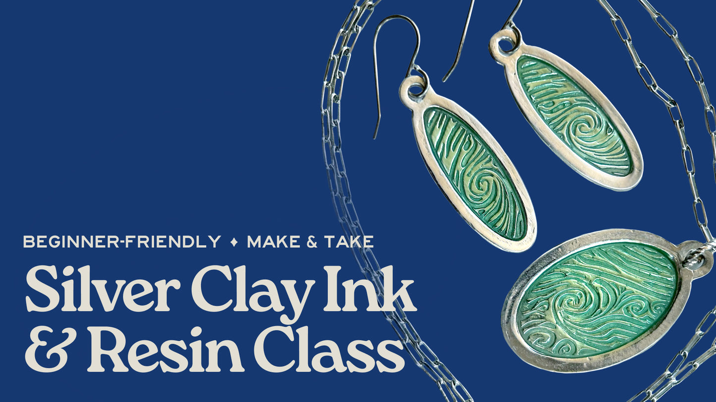 Silver Clay with Ink & Resin - November 1st, 2025