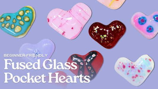 Fused Glass Pocket Hearts - New Class! - May 7th