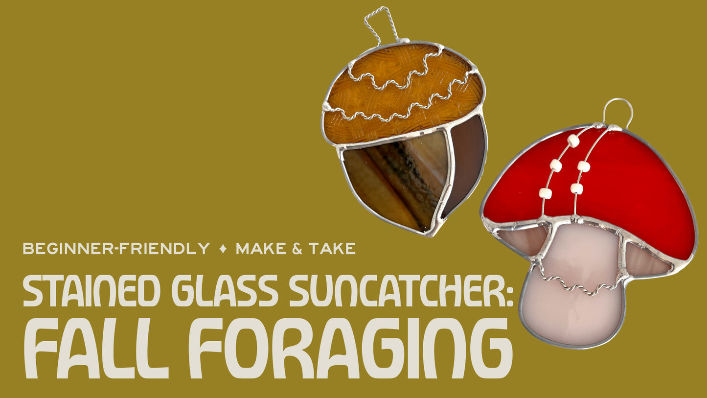 Stained Glass Suncatcher: Fall Foraging - September 20th