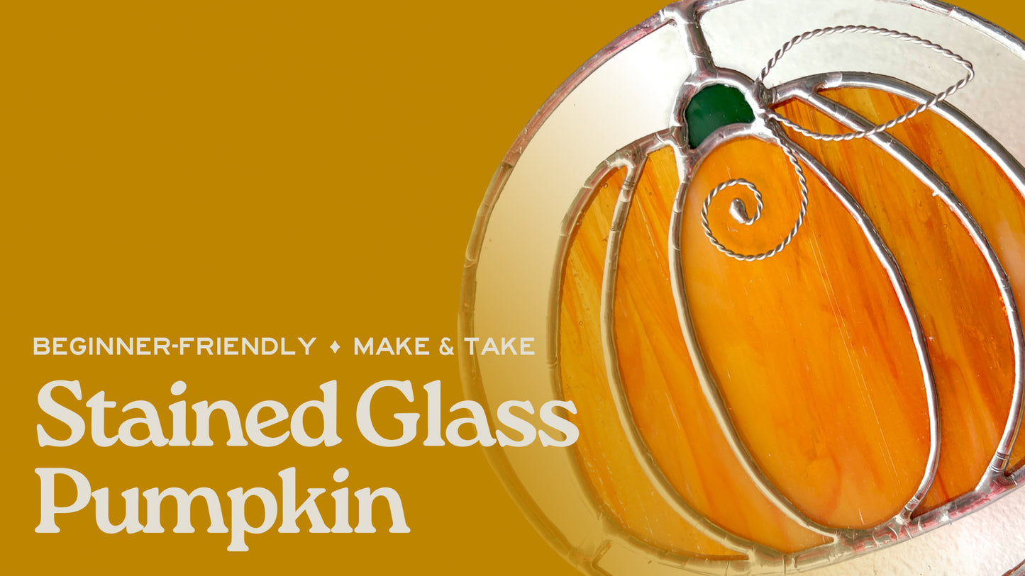 Stained Glass Pre-Cut Pumpkin - Oct 18th