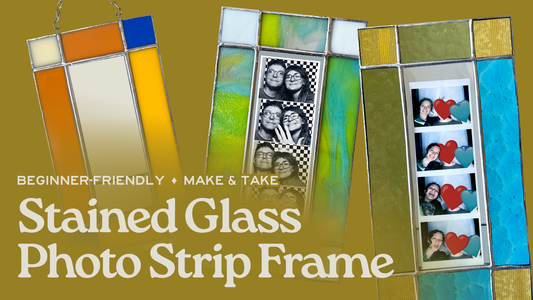 Stained Glass Photo Strip Frame - June 27th